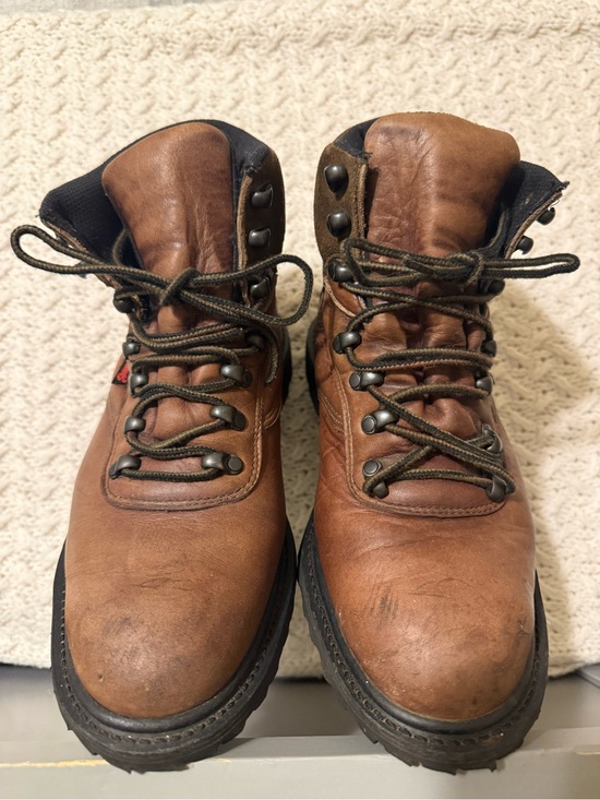 Red Wing Shoes Shoes - Red wing Women’s Brown Leather Ankle Boots Rugged Lace up Booties size 8